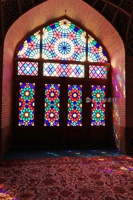 粉色清真寺，Nasir Al-Mulk清真寺，设拉子